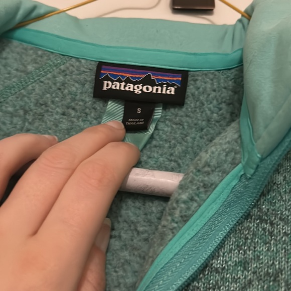 Women’s Patagonia W’s Better Sweater Quarter Zip - Size Small in Galah Green. - Picture 2 of 7